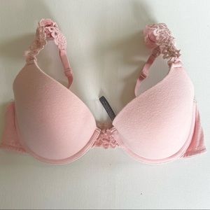EUC Aerie Lace Ballerina Pink Bra- Size 34C